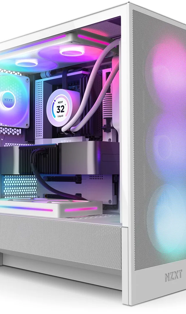 NZXT H5 Flow RGB Midi Tower White