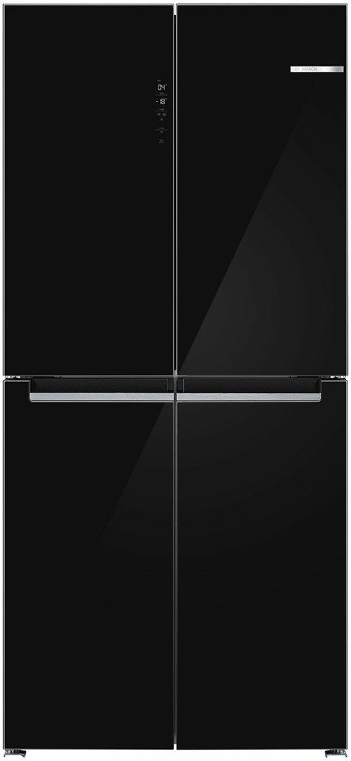 Bosch Serie 4 KMC85LBEA Side-By-Side Refrigerator Freestanding 547 L E Black
