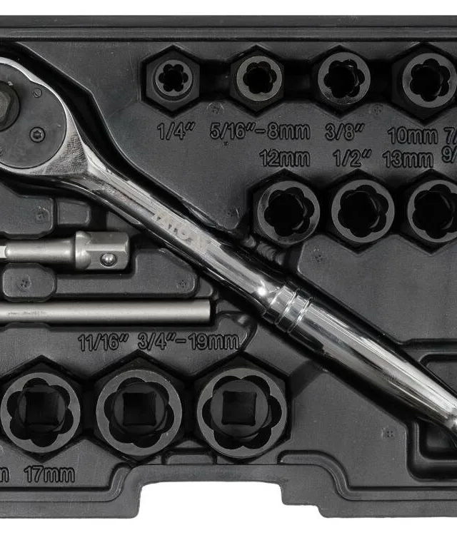 Yato YT-05897 Screw/Bolt Extractor 16 Pc(S)