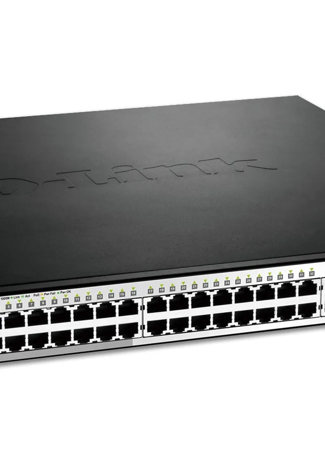 D-Link DGS-1210-52MP Managed L2 Gigabit Ethernet (10/100/1000) Power over Ethernet (PoE) Black, Grey