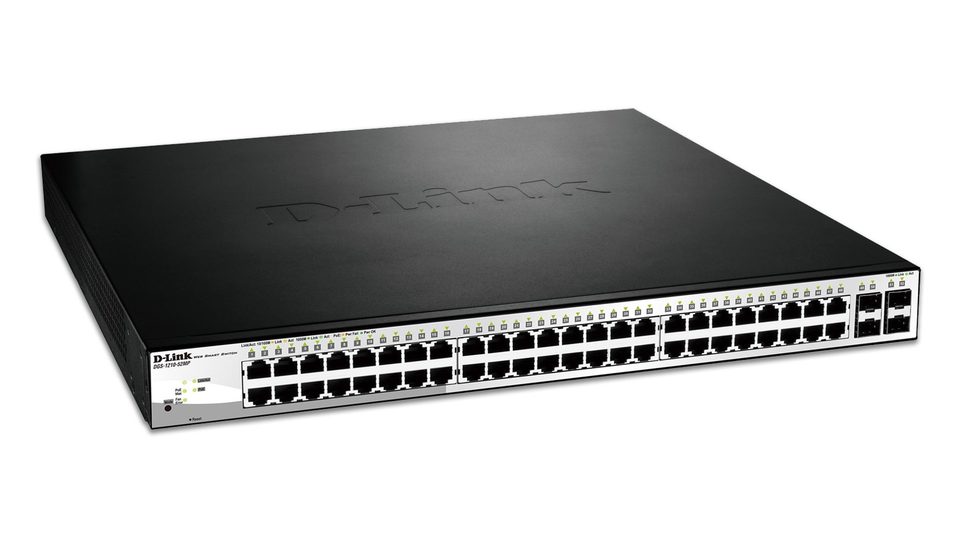 D-Link DGS-1210-52MP Managed L2 Gigabit Ethernet (10/100/1000) Power over Ethernet (PoE) Black, Grey