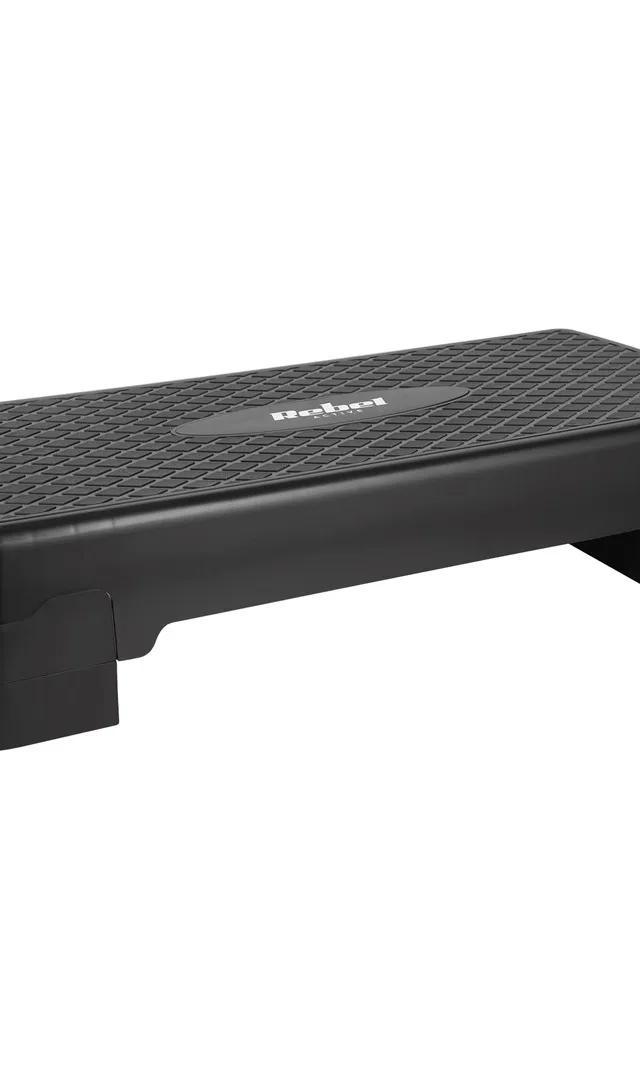 REBEL ACTIVE Fitness Step 2 Levels Black