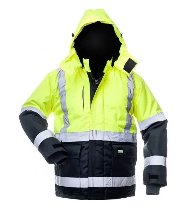 JACKET CANVAS HI-VIS WJ-8946 YEL/BLU XL