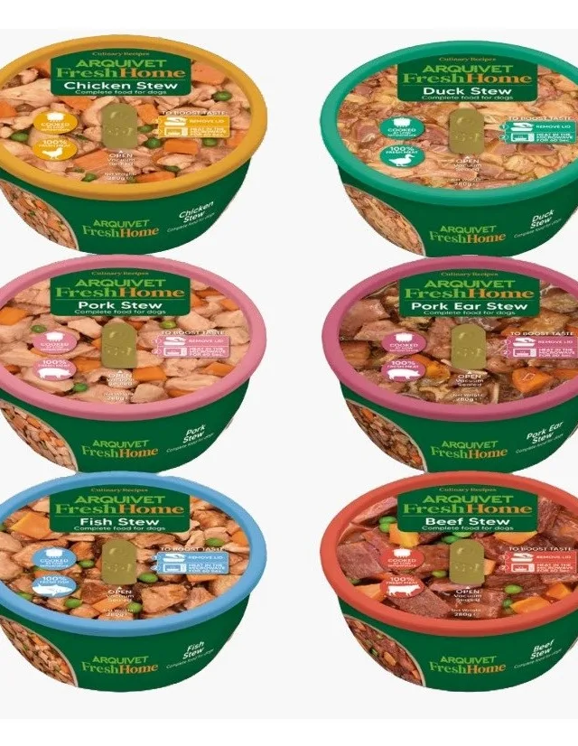 ARQUIVET Fresh Home Mix Stews - Wet Dog Food - 6x280g