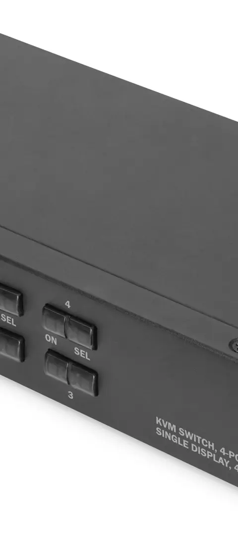 Digitus KVM Switch, 4 Port, Single Display, 4K, HDMI®