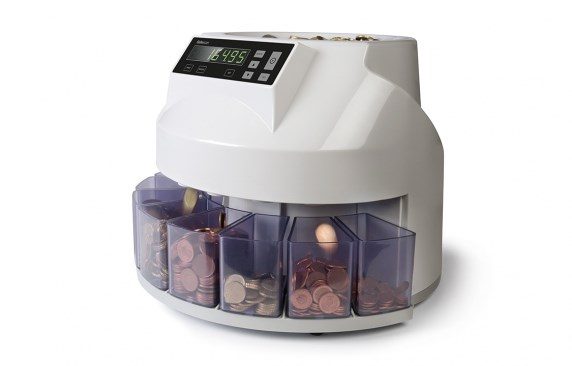 Safescan 1250 EUR Coin Counting Machine White