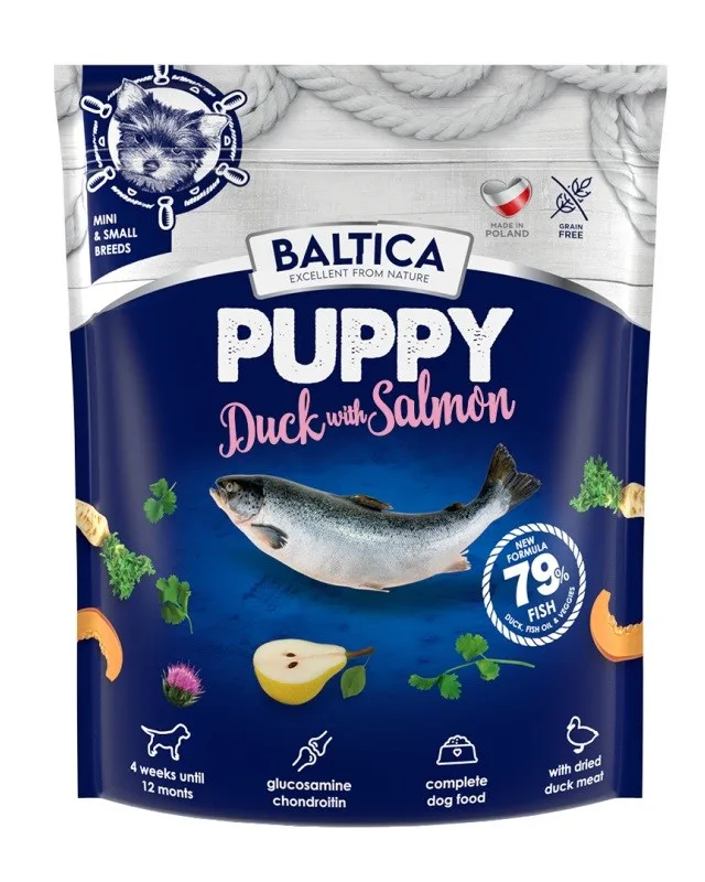 BALTICA Excellent Puppy Duck With Salmon Small Breeds - Dry Dog Food - 1kg