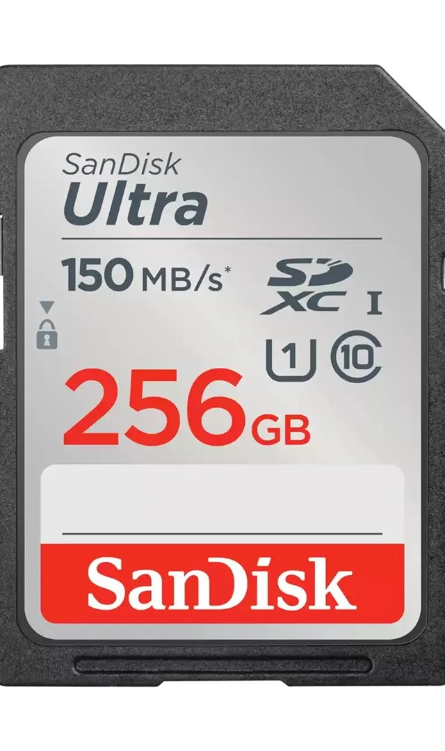 SanDisk Ultra 256 GB UHS-I Class 10 SDXC Memory Card