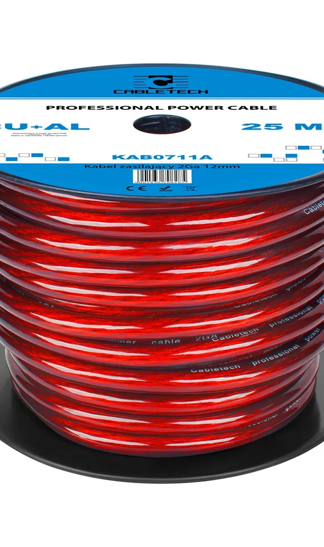 Ga OD12mm CU AL Automotive Cable 2