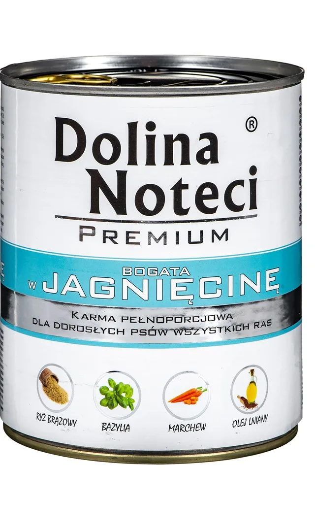 DOLINA NOTECI Premium Rich In Lamb - Wet Dog Food - 800 G