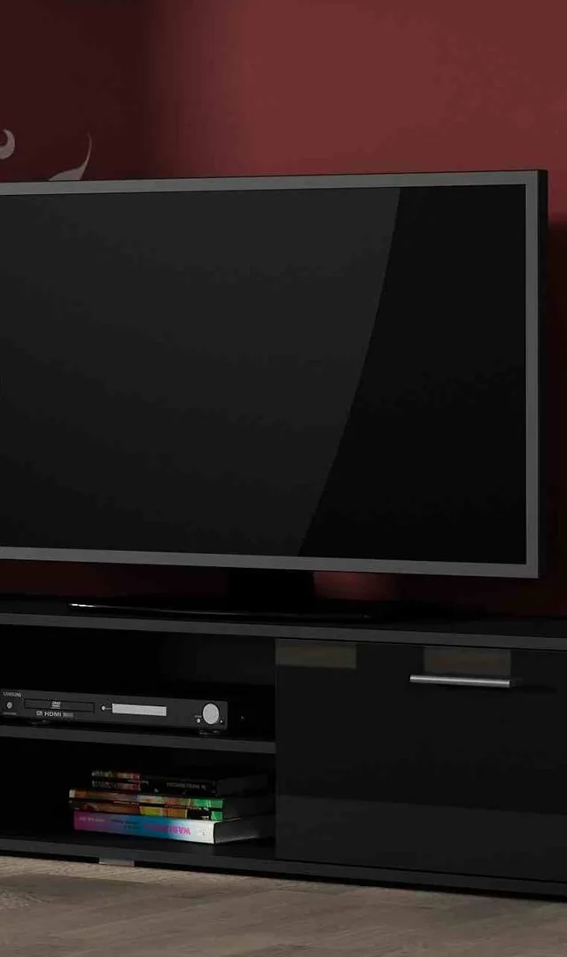 Cama TV Stand SOHO 180 Black/Black Gloss