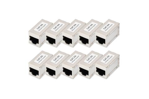Digitus CAT 6A modular couplers, shielded -10 pieces