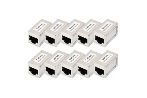 Digitus CAT 6A modular couplers, shielded -10 pieces