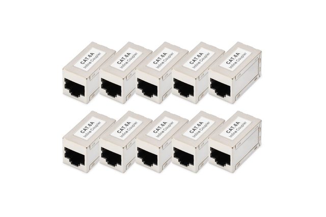 Digitus CAT 6A modular couplers, shielded -10 pieces