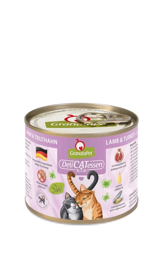 GRANATAPET DeliCATessen Lamb And Turkey - Wet Cat Food - 200g