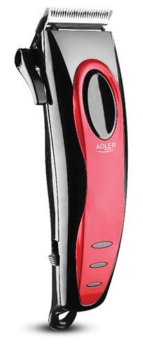Adler AD 2825 Hair Trimmers/Clipper Black Red