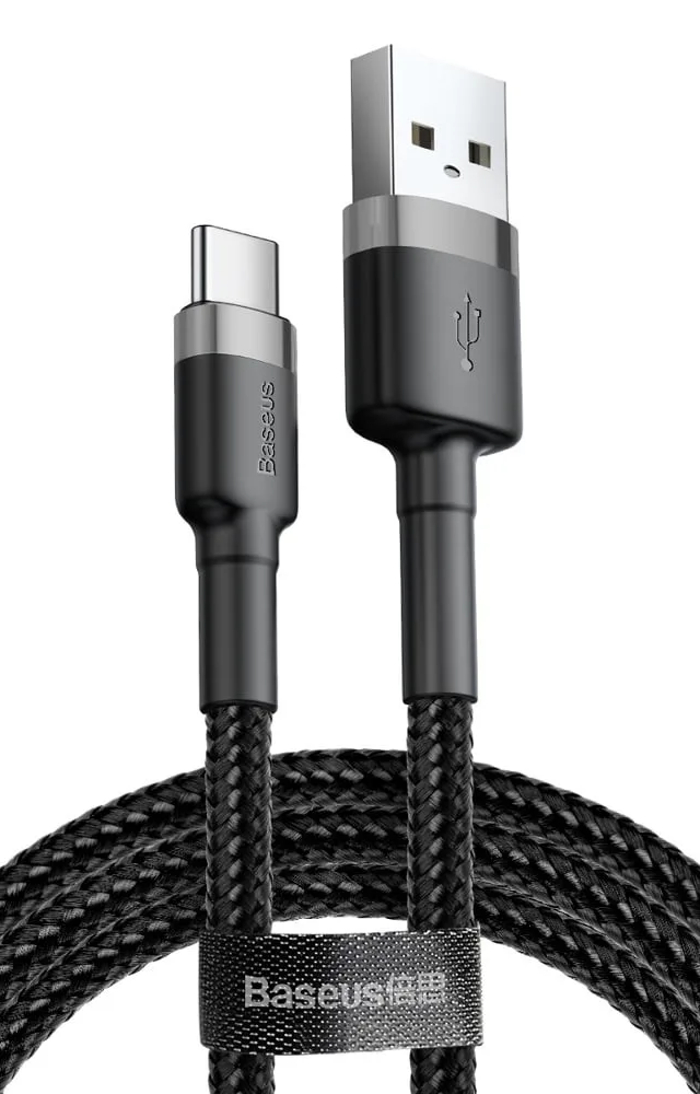 Baseus CATKLF-CG1 USB cable 2 m USB A USB C Black, Grey