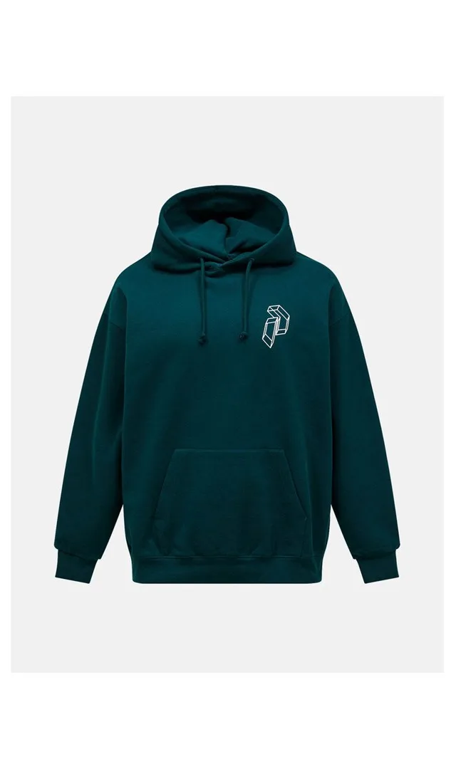 Bluza MÄ™Ska PEAK PERFORMANCE M Terry Graphic Hood Kolor Zielony - L