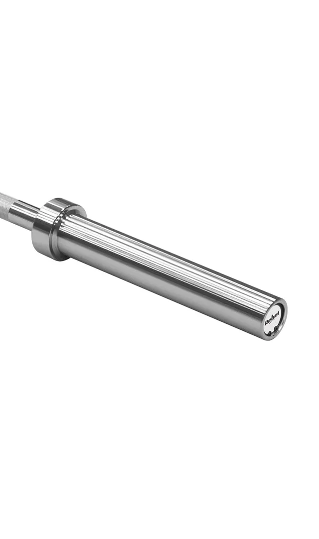 Olympic Straight Bar With Bearings Olympic Barbell With Bearings 180cm 15kg REBEL ACTIVE