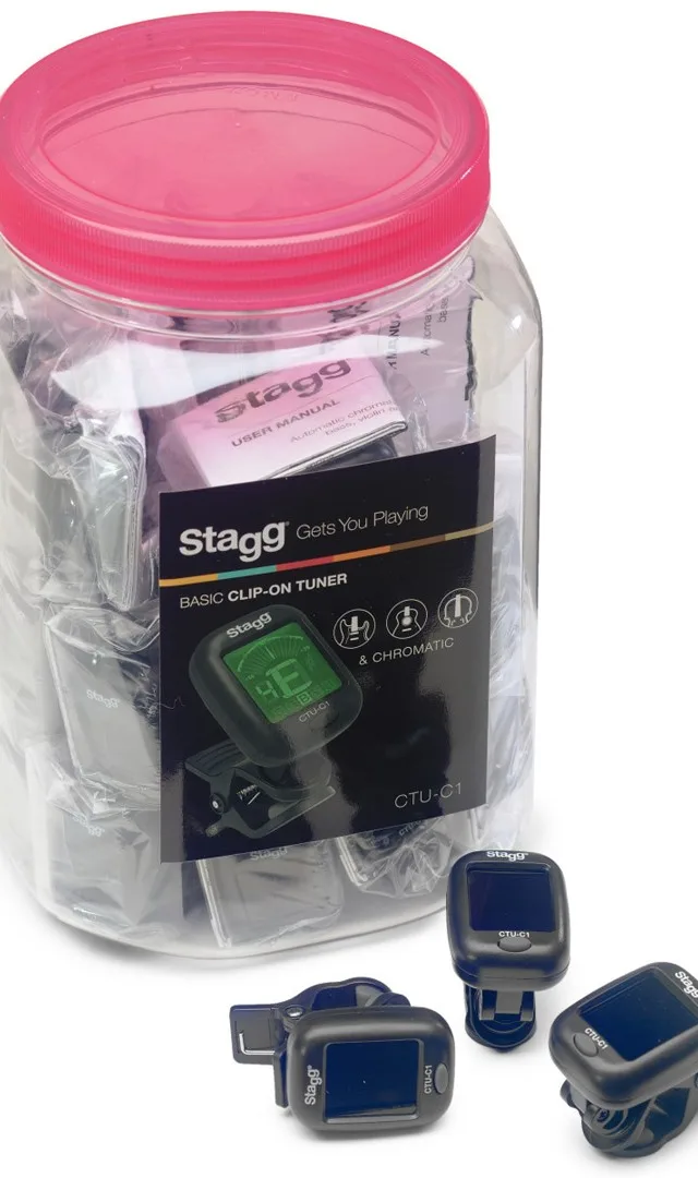 Stagg CTU-C1/30 - tuner elektroniczny pojemnik 30 szt.