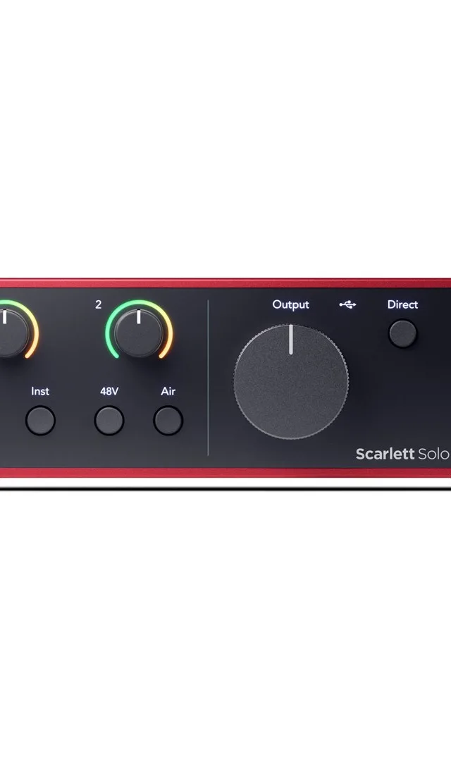 Focusrite Scarlett Solo 4th Gen - 2-Channel Audio Interface