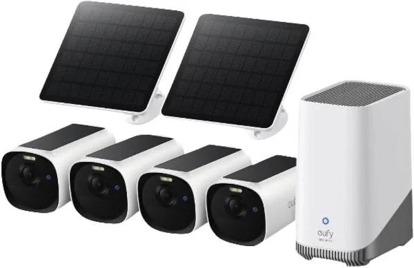 EufyCam E40 4-Cam Kit (HomeBase S380 And Solar Panel)