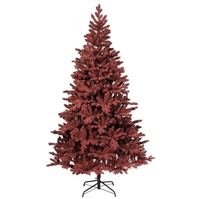 CHRISTMAS TREE ARTIFICIAL RED 210CM