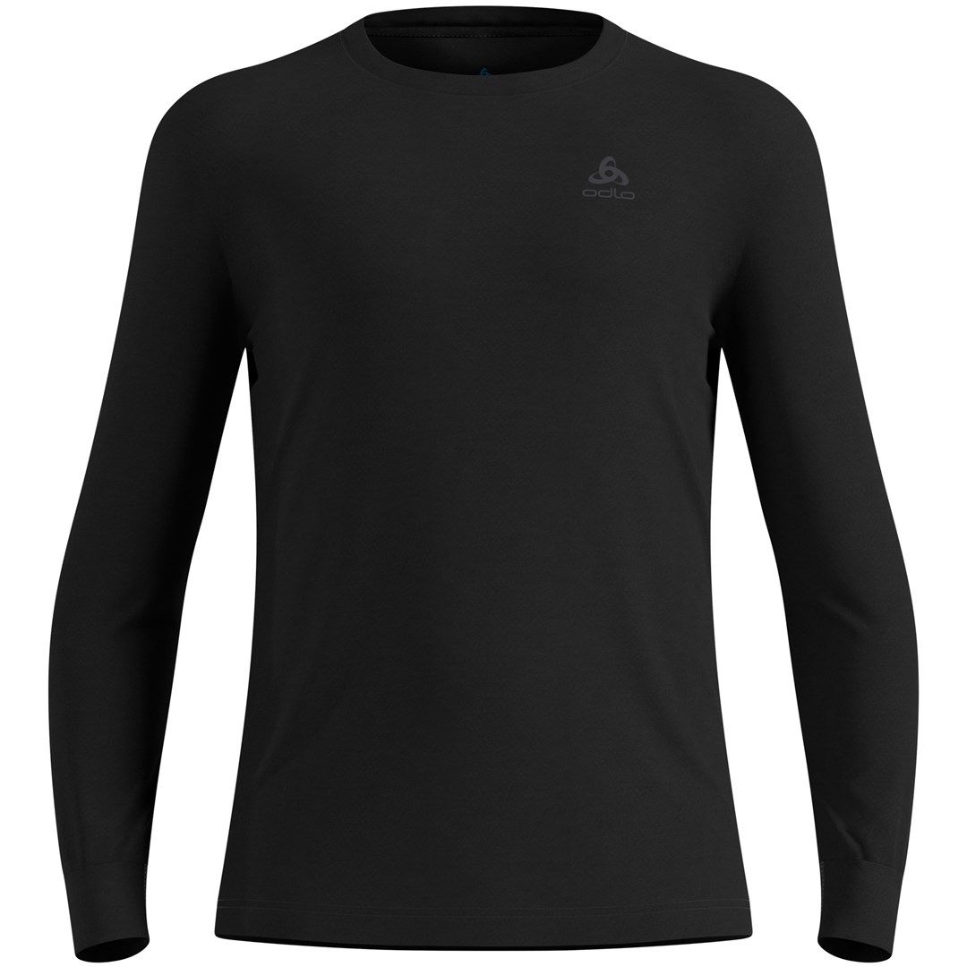Odlo BL TOP Crew Neck L/S MERINO 200 Men'S T-Shirt Size M Black
