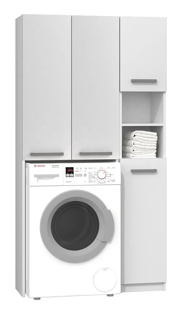 Topeshop ZESTAW MARPOL DD BIEL bathroom storage cabinet White