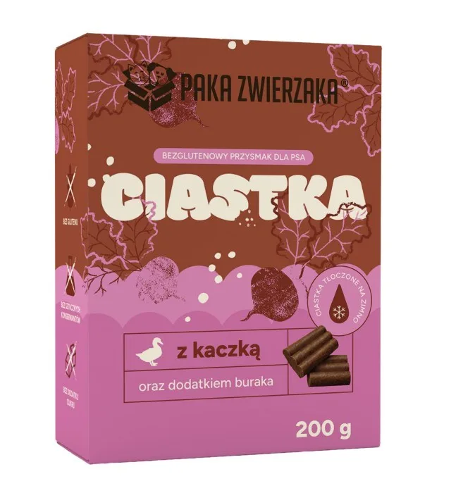 PAKA ZWIERZAKA Duck With Beetroot – Dog Treat – 200g