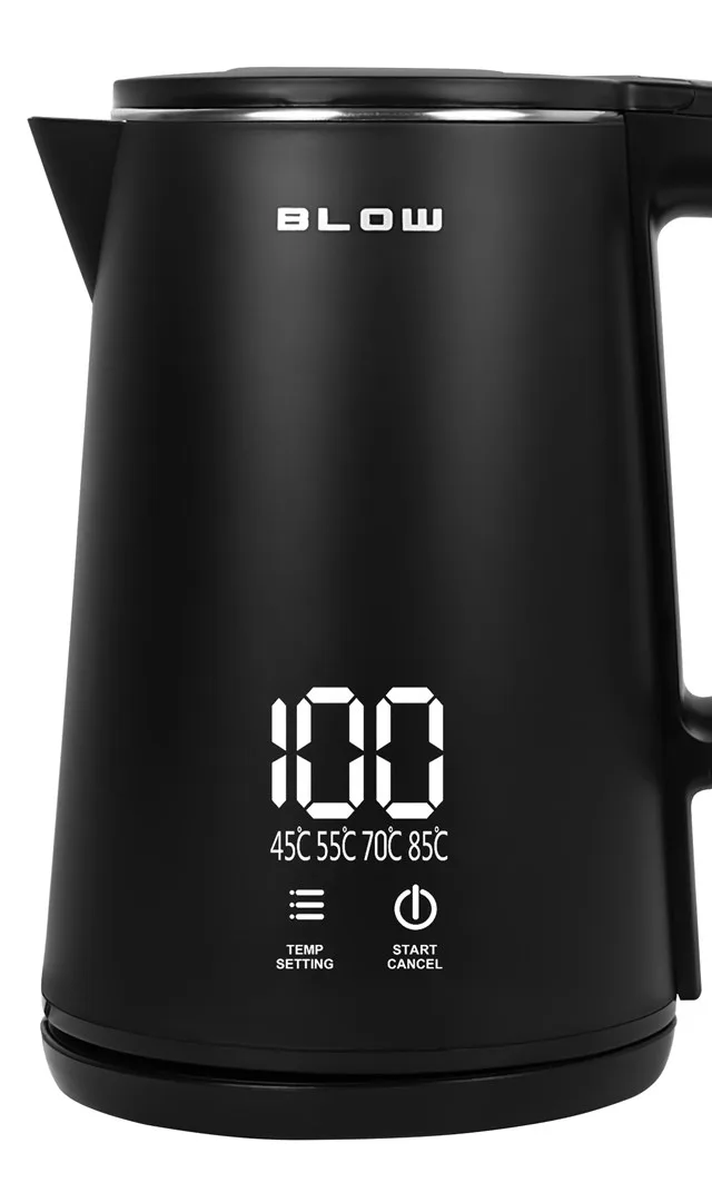 BLOW Black Kettle With Display 2200W BK-18PB