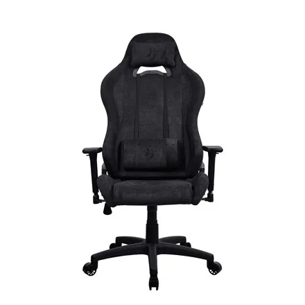 Arozzi Torretta Soft Fabric | Gaming Chair | Metal/Reinforced nylon | Pure Black