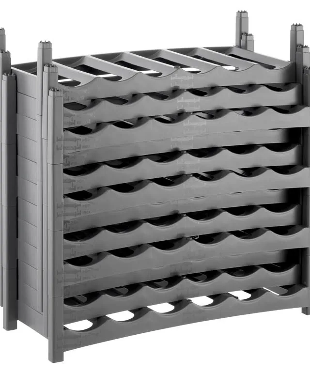 ROTHO Vario Wine Rack Anthracite - Stand For 6 Bottles