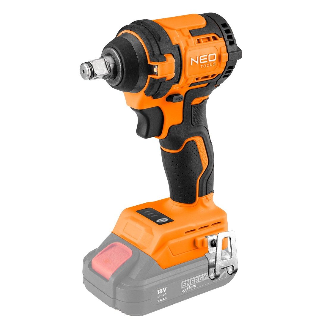 Brushless Impact Wrench 18V 350Nm 1/2 Compact Energy Without Battery