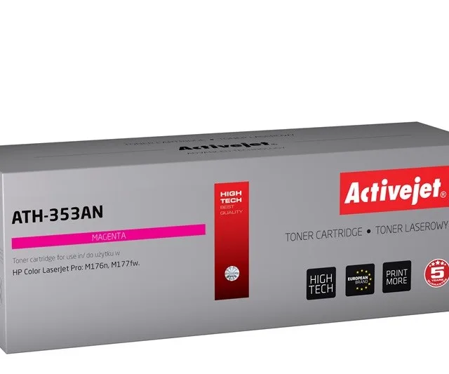 Activejet ATH-353AN toner (replacement for HP CF353A; Supreme; 1100 pages; magenta)