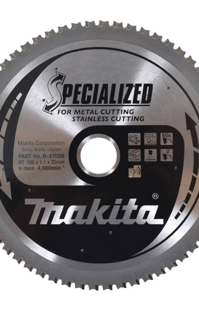 MAKITA CIRCULAR SAW 150x20x60z METAL / STAINLESS STEEL (DCS551/DCS53)