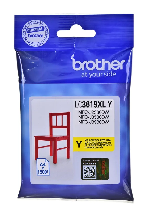 Brother LC-3619XLY ink cartridge 1 pc(s) Original Yellow