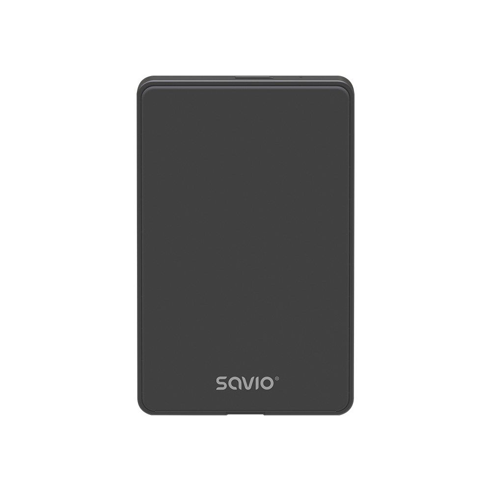 Savio AK-65 storage drive enclosure HDD/SSD enclosure Black 2.5"