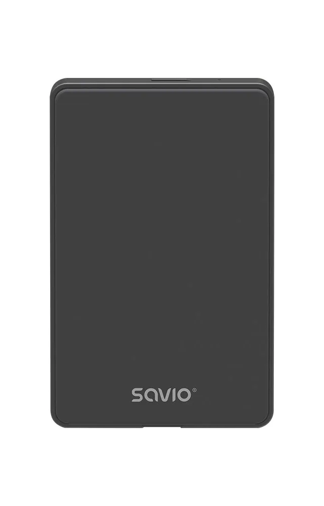 Savio AK-65 storage drive enclosure HDD/SSD enclosure Black 2.5"
