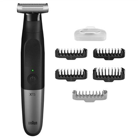 Braun Hybrid Hair Beard Body Trimmer XT5100 Series X Operating Time (Max) 60 Min Wet Dry Black