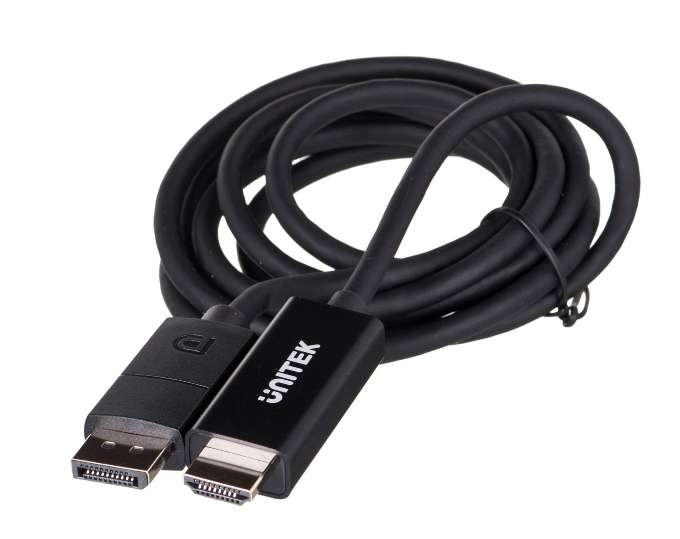 UNITEK V1608A video cable adapter 1.8 m DisplayPort HDMI Grey