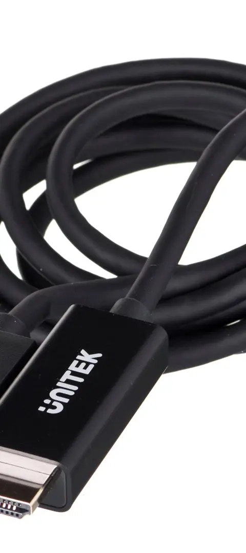 UNITEK V1608A video cable adapter 1.8 m DisplayPort HDMI Grey