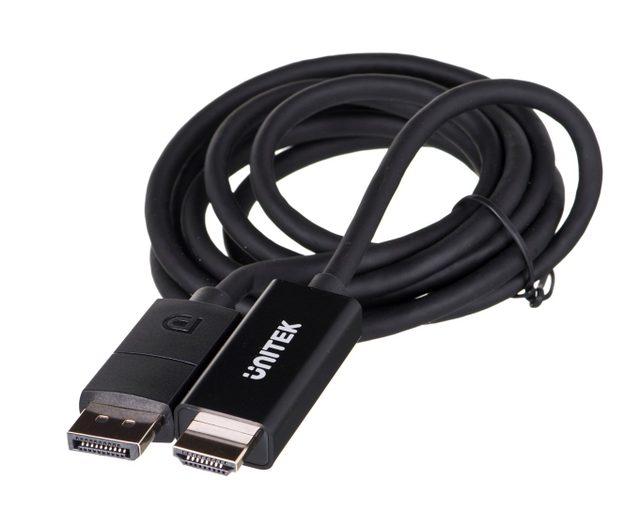 UNITEK V1608A video cable adapter 1.8 m DisplayPort HDMI Grey