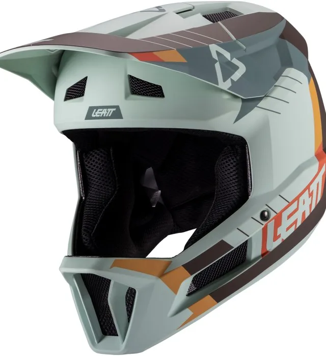 LEATT MTB Gravity 2.0 V25 Full-Face Cycling Helmet Size L Mint