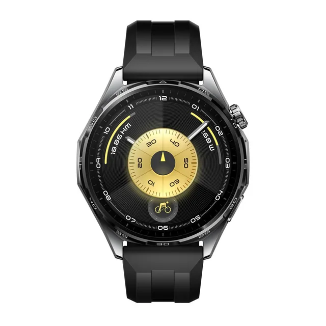 Huawei WATCH GT6 46mm (Atum-B19F),Black Fluoroelastomer Strap