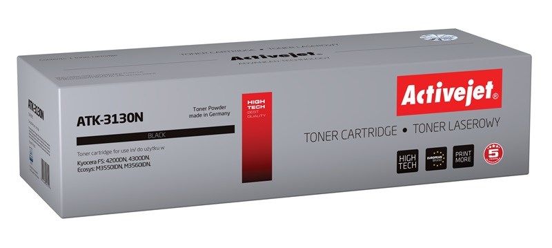 Activejet ATK-3130N toner (replacement for Kyocera TK-3130; Supreme; 2500 pages; black)