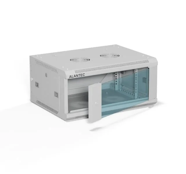 ALANTEC 19 4U 600x450 Wall-Mounted Cabinet Grey