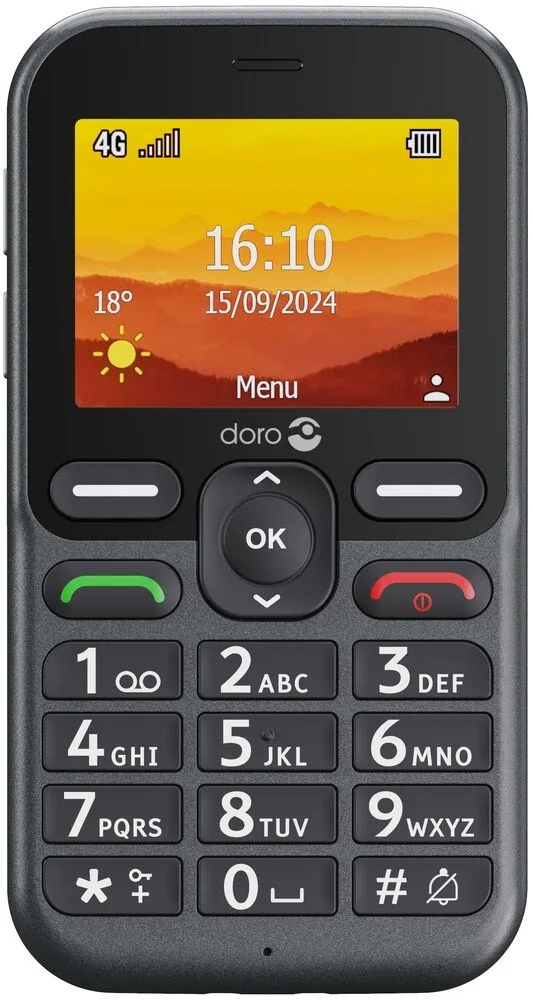 Doro Leva L10 Corded Phone - Graphite