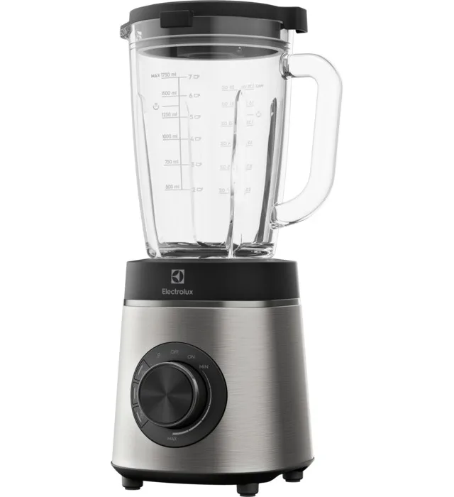 Electrolux E6TB1-6ST 1.75 L Tabletop blender 1400 W Black, Stainless steel, Transparent