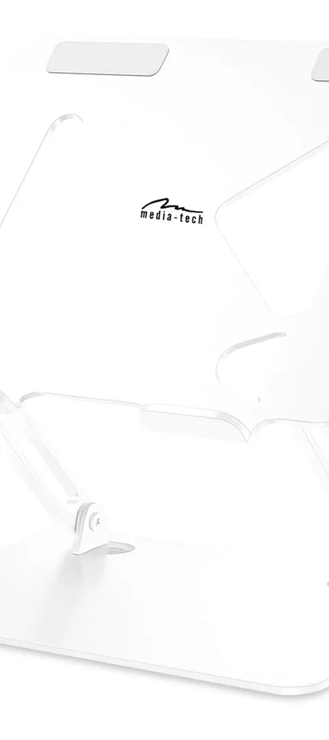 MEDIA-TECH Laptop Stand – Laptop Stand MT2661W (White)